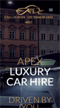 Mobile Screenshot of apexluxurycarhire.com